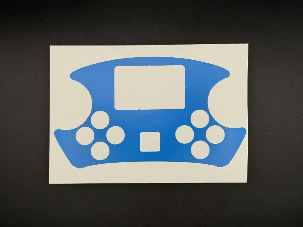 V5 Controller Skin - Front Only - Satin Light Blue.webp
